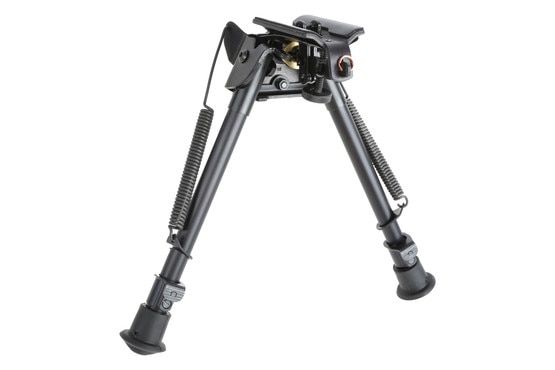 Harris Bipod 9-13 Inch with Notched Legs has a swivel base